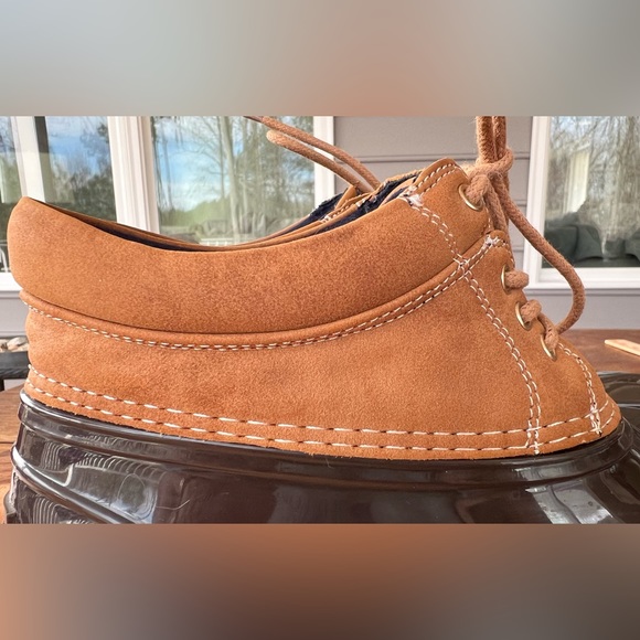 Tommy Hilfiger Low Rise Brown Tan Duck Boots Muck Rubber Size 8M - Picture 16 of 16